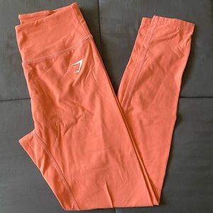 Gymshark Dreamy Leggins Peach/Coral Small